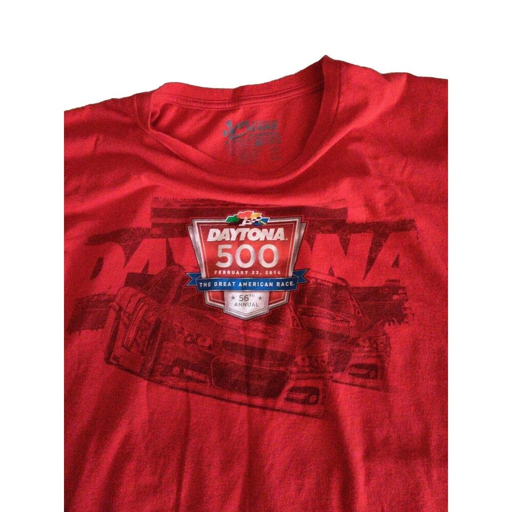 Daytona 500 2014 T Shirt Size X Large Short Sleeve Nascar Racing 56th Annual Tee